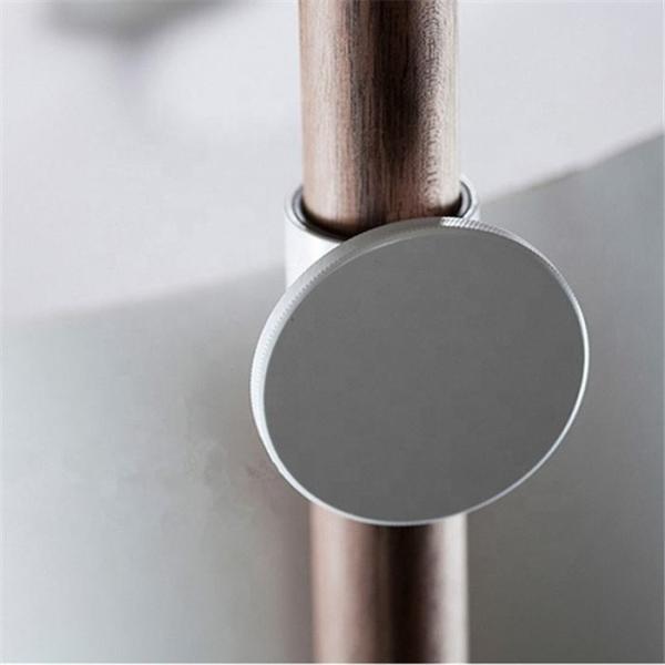 Стиль 58x173cm лампы пола СИД комнаты прожития грецкого ореха кожаный нордический датский