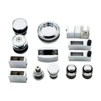 Elegante e elegante Kit de ferramentas de porta de vidro para sistema deslizante de banheiro moderno