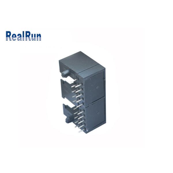 Разъем-розетка PCB модульного Джек PBT Rj45 права 10P10C RJ45