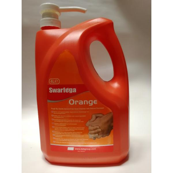 El limpiador de mano industrial, limpiador de mano resistente anaranjado de Swarfega para la grasa/Ingrained el aceite/la suciedad general