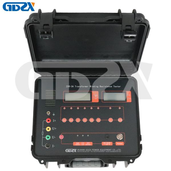 ZXR-3A Transformer Winding Resistance Tester For On Site And Field Test