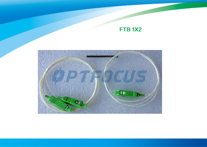 1 m Fiber Optic Splitter , 2 Way Optical Splitter FBT Coulper Local Area Networks 1x2 spliter