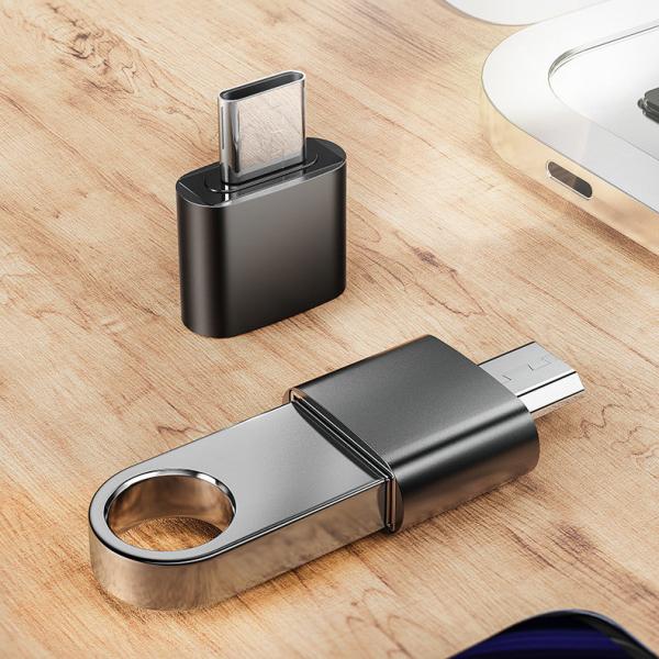 Тип переходник алюминиевого сплава c OTG/USB c к конвертеру USB 3,0 затыкает внутри