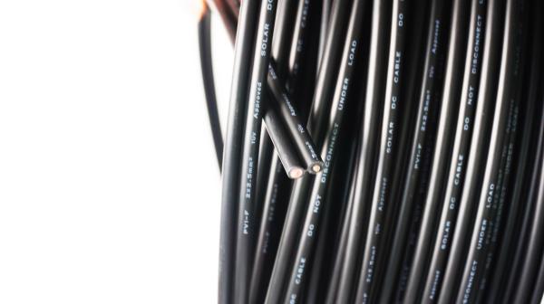 XLPE Jacket Twin Core Dc Cable For Solar Pv / Tinned Copper 24mm2 Solar Dc Cable