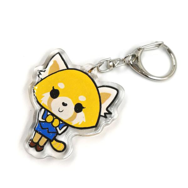 Custom Double Side Printing Resin Epoxy Glitter Clear Anime Flower Boy Acrylic Charms Keychains
