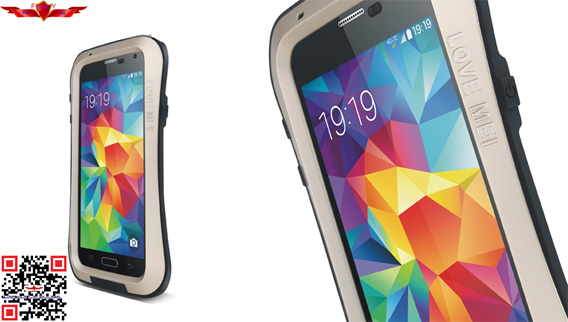 Genuine Aluminum Dirtproof/Shockproof/Waterproof Case For Samsung Galaxy S5 Gift Box Yes