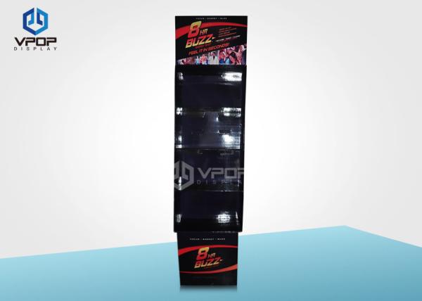 Cardboard Display Stand With 3 Shelves shape of the scaffold  Shaver For Retail