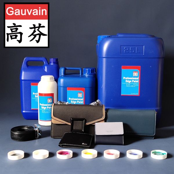 High Glossy Water-Based Leather Edge Paint Anti-Cracking Coating Pigment for Bags and Shoes Colored Edge Banding Paint