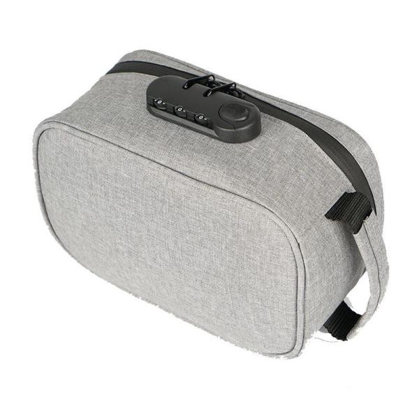 High Security Smell Proof Bags Polyester Fabric Compression Type With Zipper