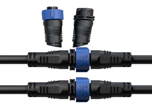 cabo distribuidor de corrente 200mm impermeável bicolor de 300V M18
