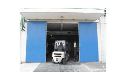 Plane warehouse use 3000KGS Extra-heavy duty type Automatic Sliding Door