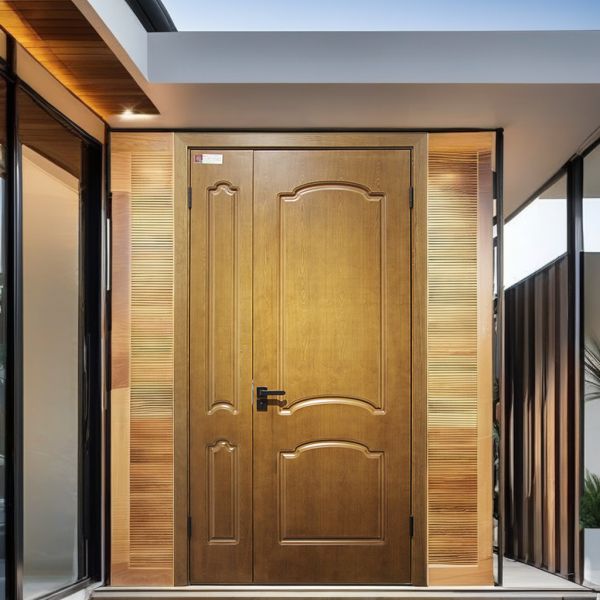Paintless Fireproof Polymer Door Waterproof Postmodern Manual Bedroom Door