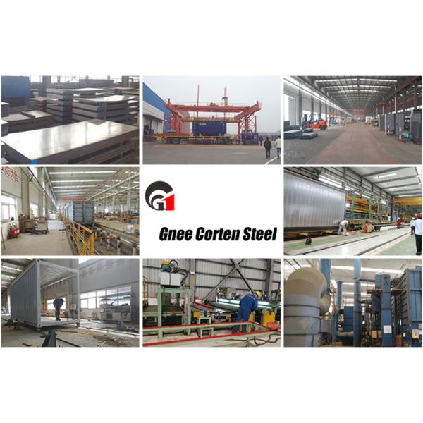 стальная пластина длины горячекатаная S355jowp Corten 12m как строительный материал
