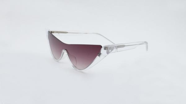 One-piece Acetate Sunglasses for Ladies Women Cateye Cool Fashion Party Wear UV 400