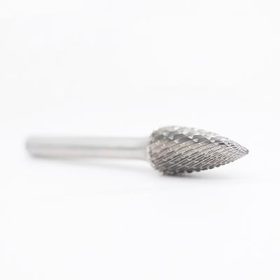 SG-1 Double coupe de tungstène carbure Burr Die Grinder Bit 1/4 x 5/8 sur 1/4 de la tige