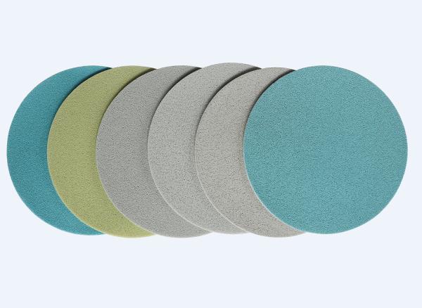 Abrasive Soft Foam Sponge Pad Sanding Disc Sheet 100x75mm Orange Purple Brown Pink