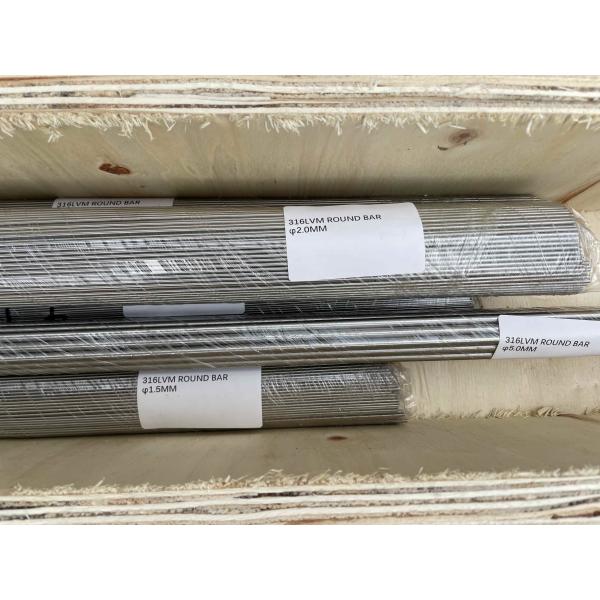 Implant Stainless UNS S31673 316LVM Round Bar Rod ISO 5832-1 ASTM F138
