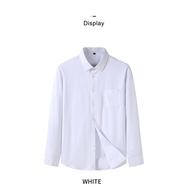 Hombres de algodón de gran tamaño Manga larga Impresión tropical Verano Designer en blanco Camisas simples formales