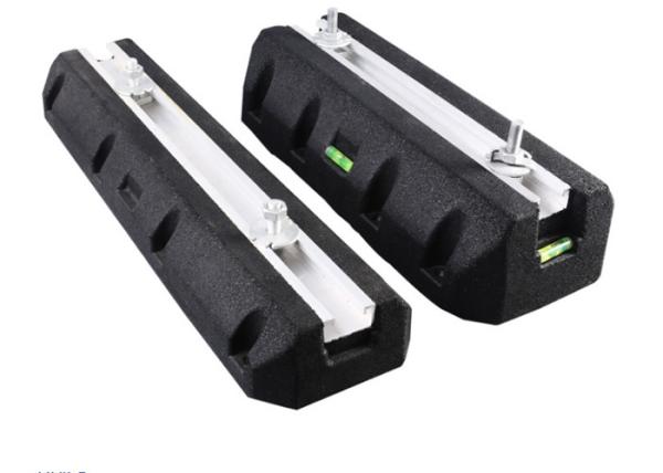 Rubber Support HVAC Fittings 250mm Big Foot Mounting System Anti Vibration Roof