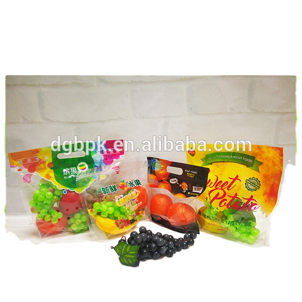 Custom Ventilated Produce Handheld Bags Food-Grade Material Ideal for Commercial Fresh Vegetable & Fruit Packaging & Storage