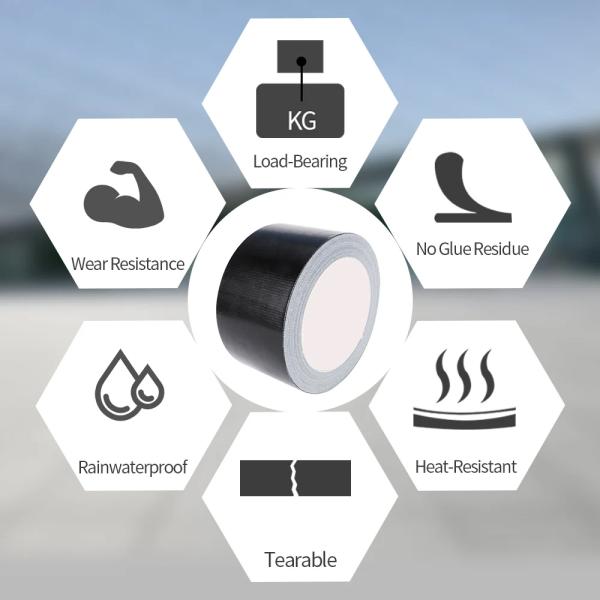 High-viscosity Single-sided Cloth-based Adhesive Tape Wedding Decoration Splicing Carpet Tape Use
