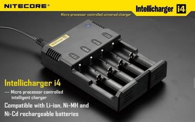 Nitecore i4 charger/ universal /li-ion universal li-ion battery charger wtih CE and RoHs