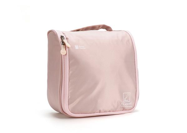 Unisex Travel Makeup Bag Organizer , Bags With Multiple Compartments Polyester Material