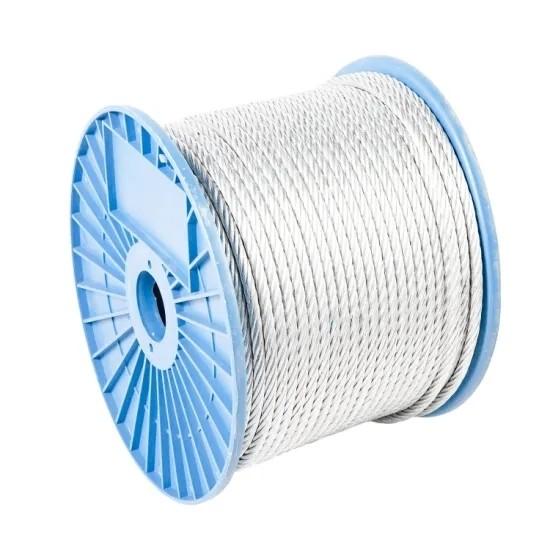 1000fts T316 Stainless Steel Cable Wire Rope 1/8 3/16 1/4 1X19 7X7 7X19 for Special