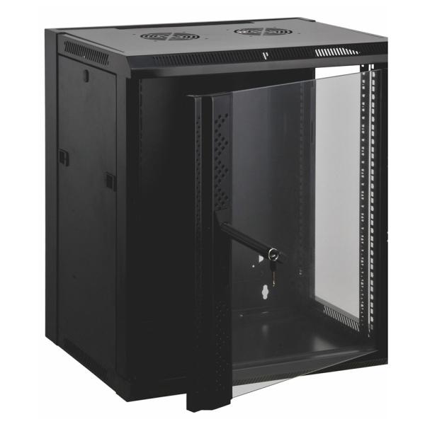 12u Wall Mount Data Cabinet Wall Network Cabinet Customized Logo Door Design