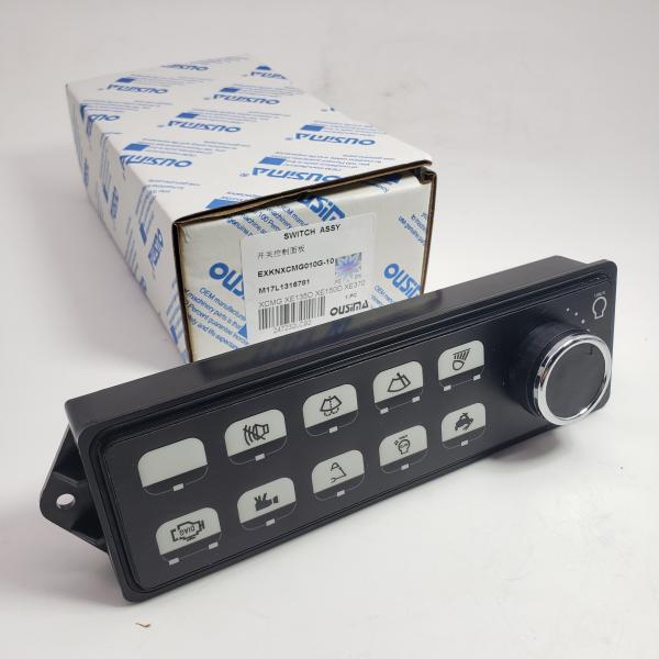 Switch Control Panel EXKNXCMG010G-10 M17L1316781 For XCMG  XE135D XE150D