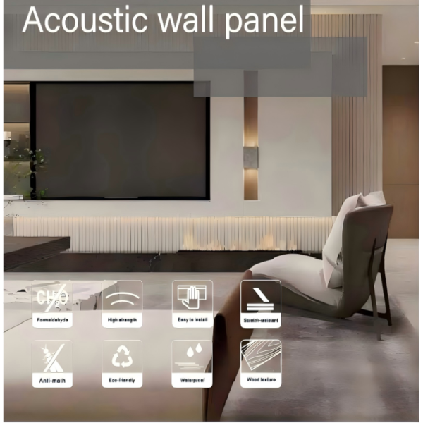 Decorative Modern Design Wooden Acoustic Wall Covering Panel Sound Absorbing
