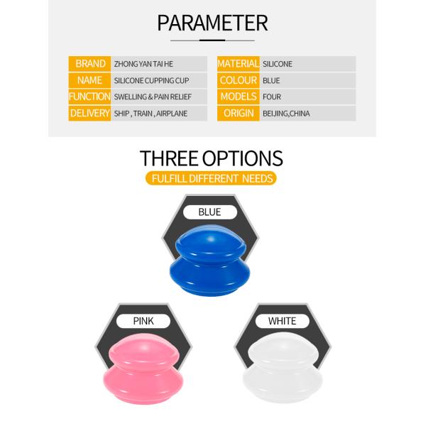 Терапия массажа фитнеса здоровья китайской медицины Ce резиновая придавая форму чашки