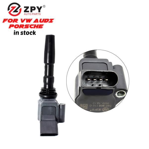 ZPY pièces automobiles prix d'usine bobine d'allumage pour Audi A1 A3 A4 A5 Q2 Q3, VW GOLF Jetta Polo siège 5.0 04E905110B 04C905110A