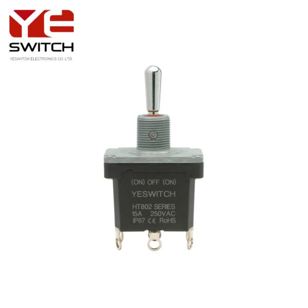 Momentary Industrial Toggle Switch With PC Terminal For Mechanical Industry