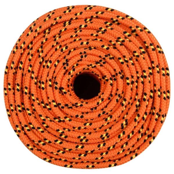 Orange Double Braid Arborist Rigging Rope Outdoor Style Nylon
