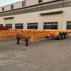 6850*2500*1400mm Special Purpose Vehicles YORK Axle Used Skeleton Semi Trailers
