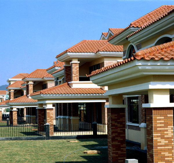 Испанские застекленные черепицы глины керамические 220mm Handmade облегченный Браун