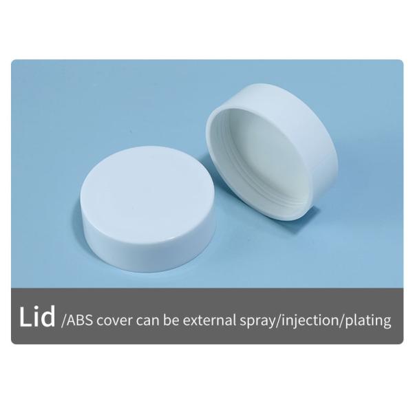 Jarrón de acrílico de doble pared transparente 50G para crema cosmética