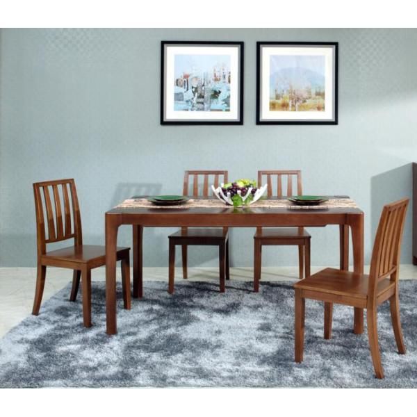 Modern Style Contemporary Dining Room Furniture Classic Walnut Wood Color