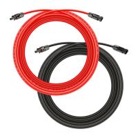 Conector masculino/feminino Plomo de extensão do painel solar com temperatura nominal de 105°C