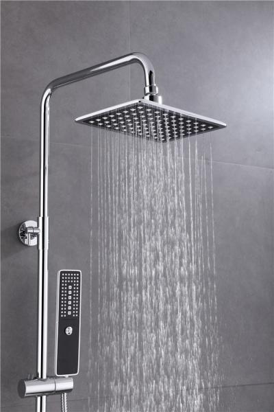 Lead Free Bath Shower Accessories Spray Liftable Faucet Set Chrome Plated