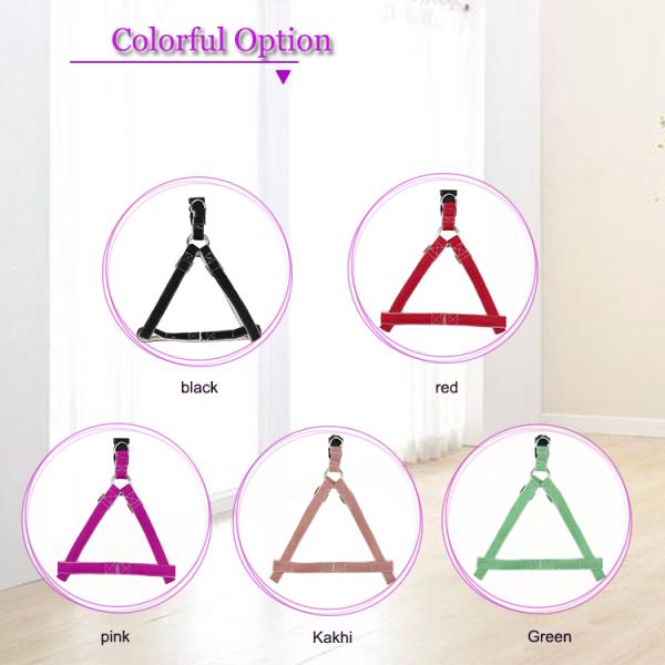 New Pattern Adjustable Easy Walk Dog Harness Custom Logo Soft High End Canvas Cotton