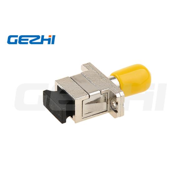 Hybrid SC ST Fiber Optic Adapter Simplex Singlemode with Zirconia Sleeve and Low Insertion Loss for Wide Temperature Range