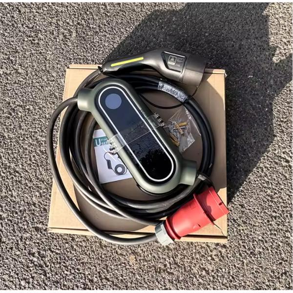 Type 2 Portable EV Charger 11kw 22kw 16A 32A current adjustable 3 Phase Fast Charging EV Charger