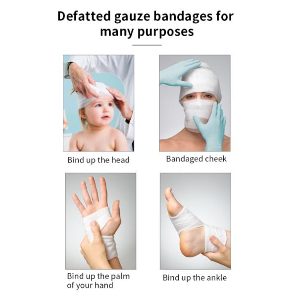 Повязка марли потока обжатия 20 вещество-поглотителя пользы больницы стерильная