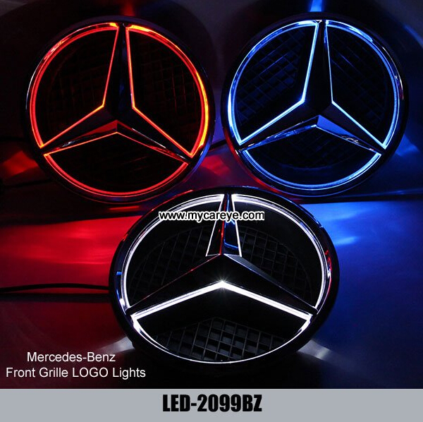 Mercedes-Benz CLS300 CLS350 CLS550 Front Grille logo LED Light decorate