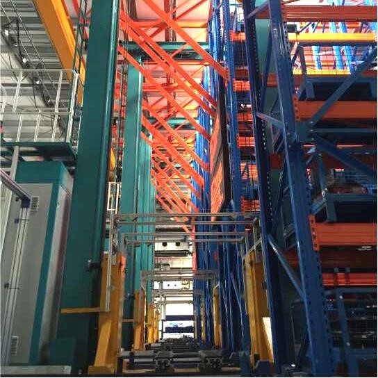 Industrial Automatic ASRS Racking System Warehouse Automated Storage Crane System