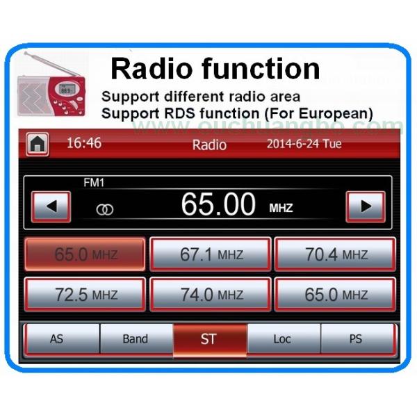 Ouchaungbo Car DVD Video Player GPS Navigation for Volkswagen Tiguan 2007-2012 USB iPod AUX OCB-9802