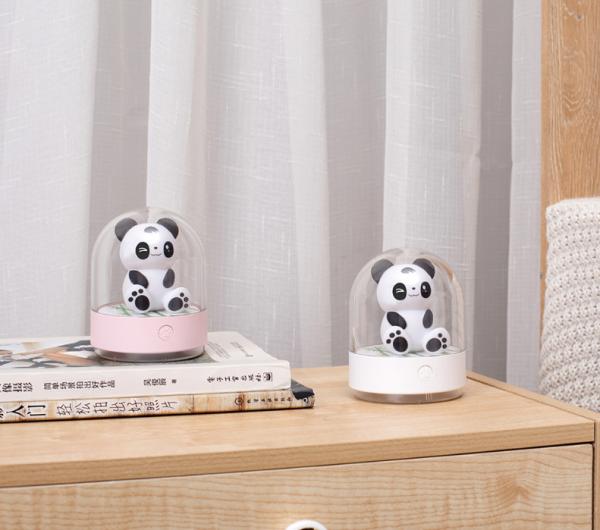 3.7V 1W Bedroom LED Night Light Panda Design USB Rechargeable