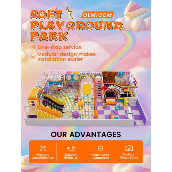 150m² Pastel Piano-Themed Indoor Playground